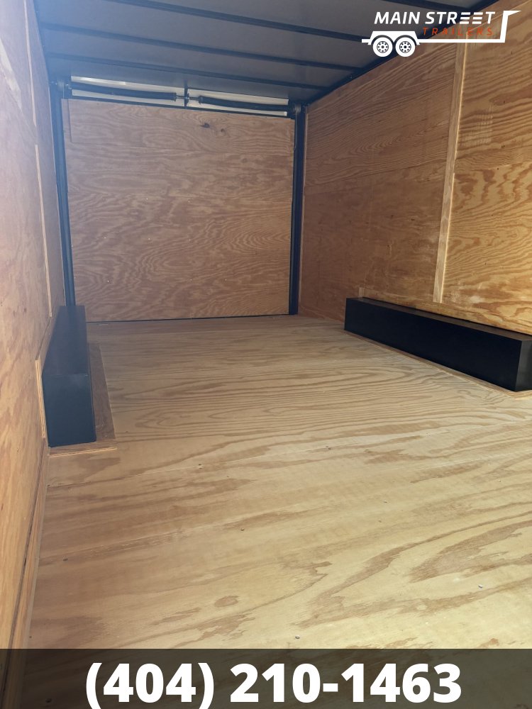 8.5X20 T/A BLACK, B/O POLY CORE, 5200LB AXLES AND 7' INTERIOR HEIGHT