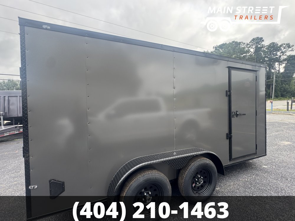 7X14 T/A CHARCOAL BLACKOUT, POLY CORE, RAMP GATE 7' INTERIOR HEIGHT