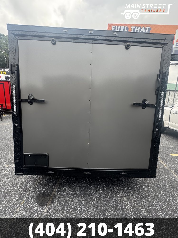 7X14 T/A CHARCOAL BLACKOUT, POLY CORE, RAMP GATE 7' INTERIOR HEIGHT