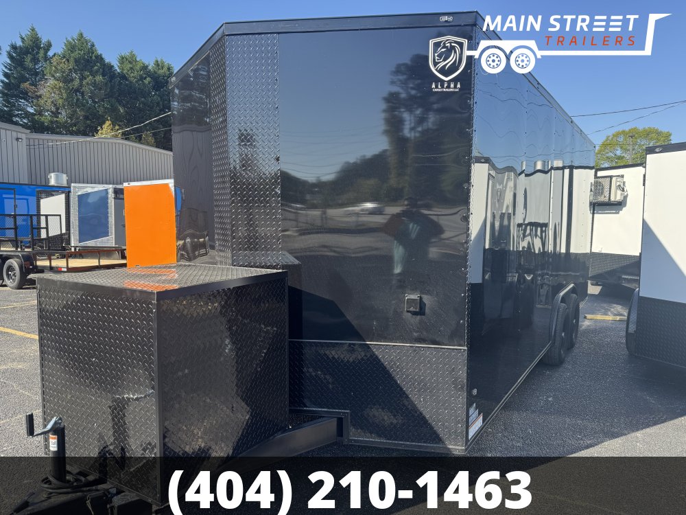 8.5 X 20 BLACK B/O POLY, A/C, CABINETS, GENERATOR CAGE 5200LB AXLES