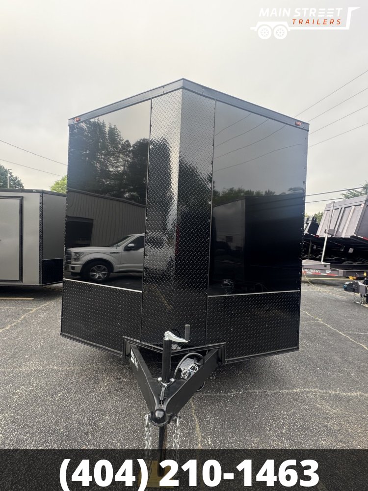 8.5X16 TA BLACK , BLACK OUT, 7' INTERIOR HEIGHT, RAMP GATE