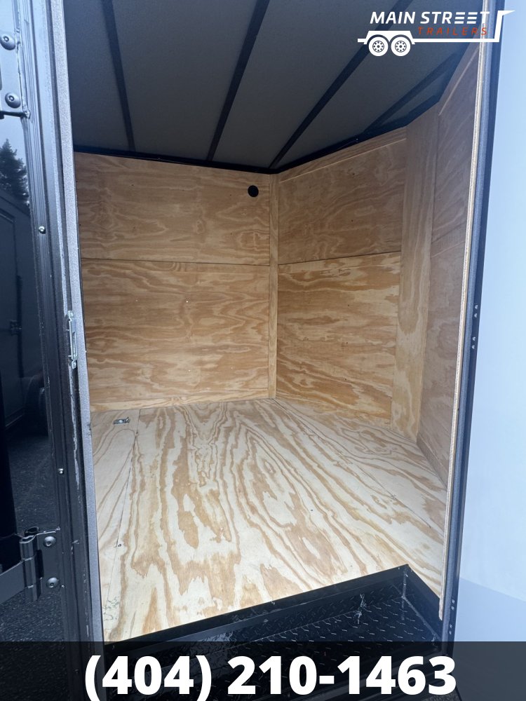 8.5X16 TA BLACK , BLACK OUT, 7' INTERIOR HEIGHT, RAMP GATE
