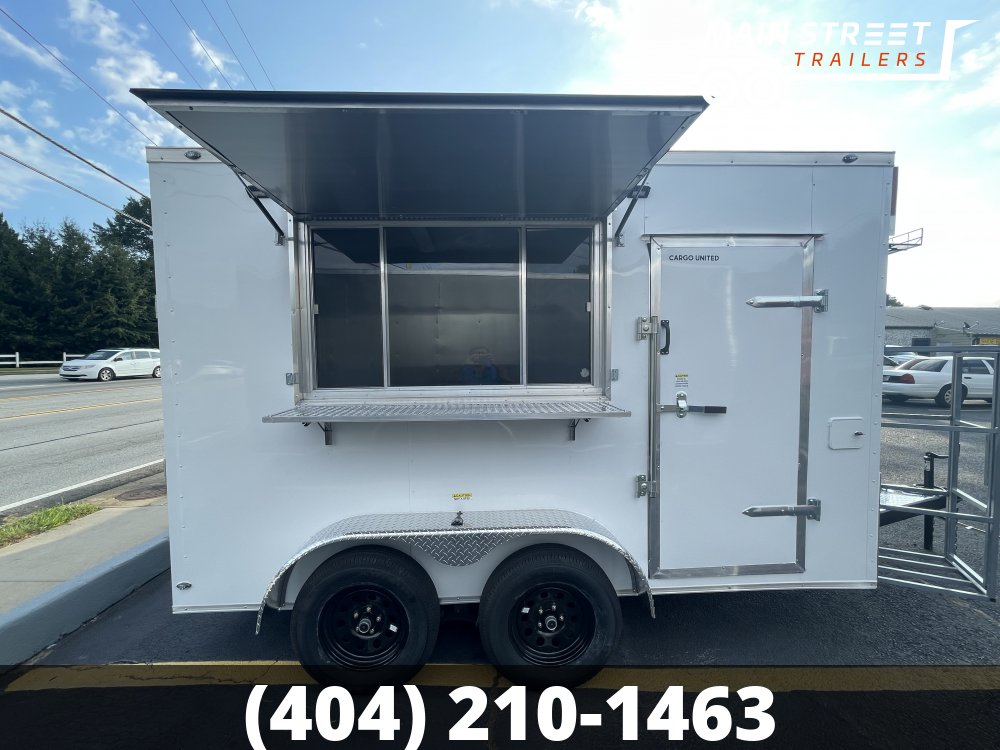 7 X 12 S/A WITH OR WITHOUT PORCH ELITE PACKAGE CONSESSION TRAILER