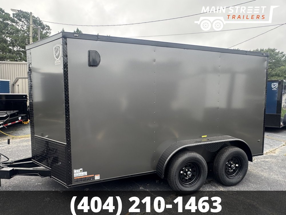 6X12 T/A CHARCOAL B/O, BARN DOORS AND BARLOCK