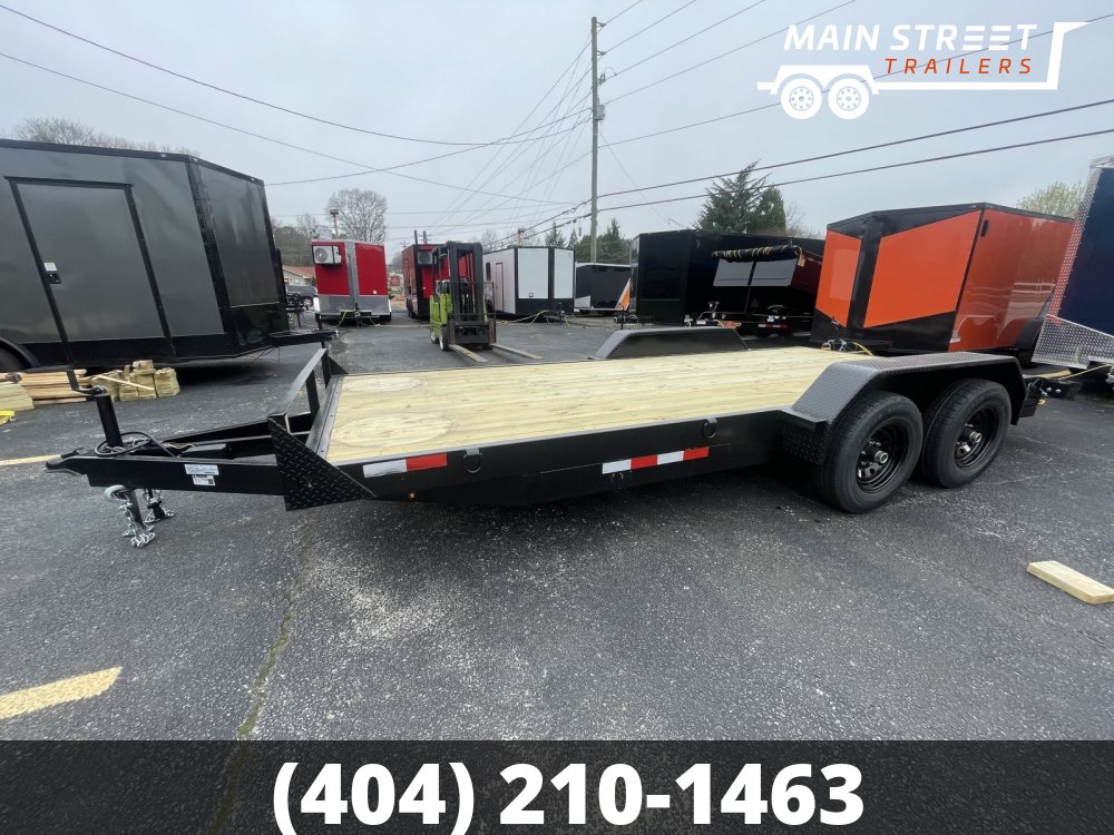 7X20 CAR HAULER WITH 10K AXLES