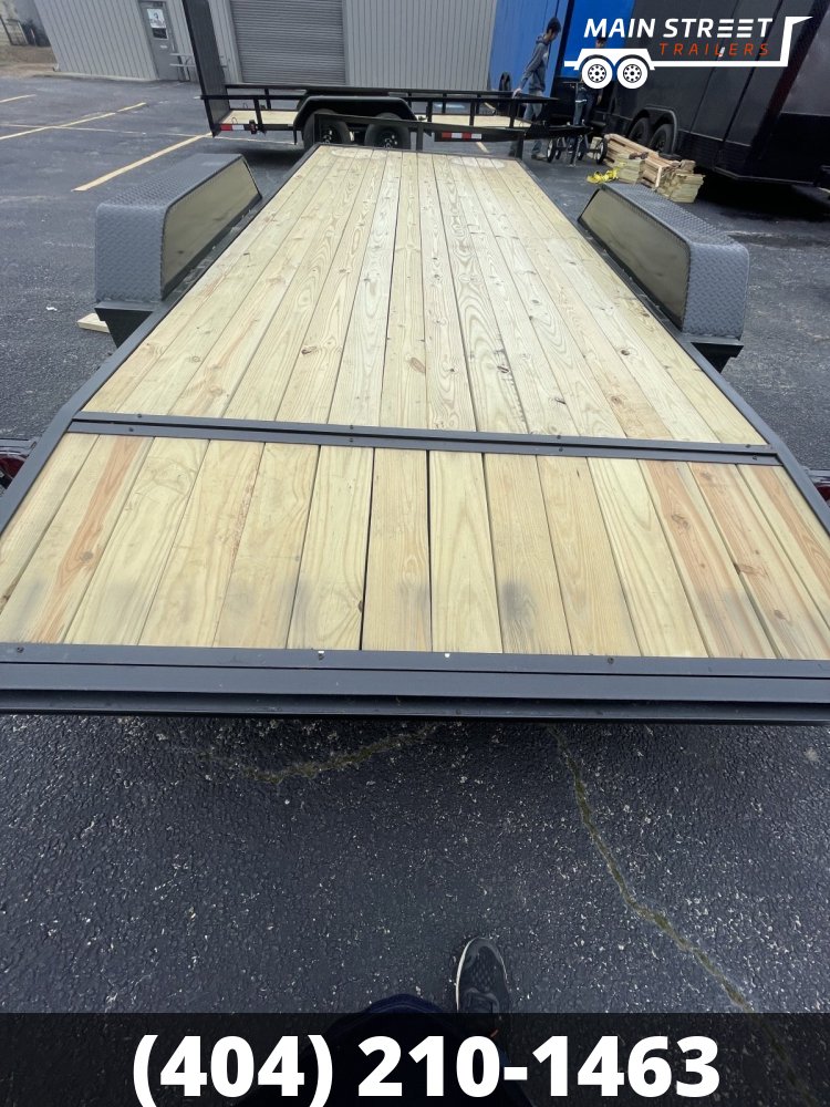 7X20 CAR HAULER WITH 10K AXLES
