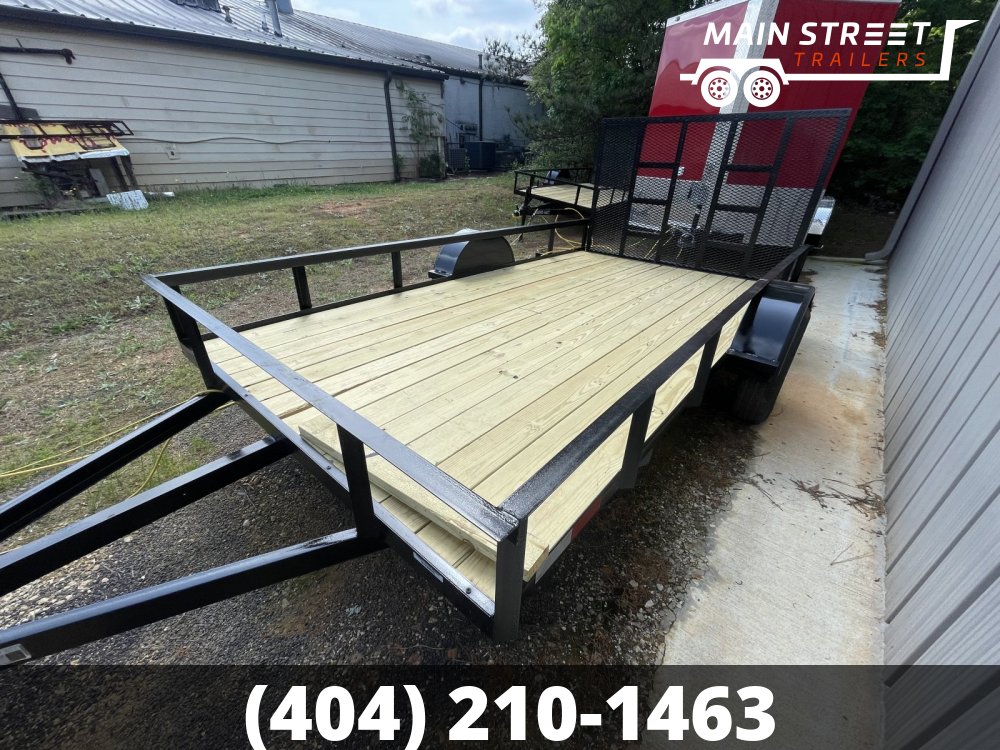 6X12 SINGLE AXLE UTILITY TRAILER 3500LB AXLE