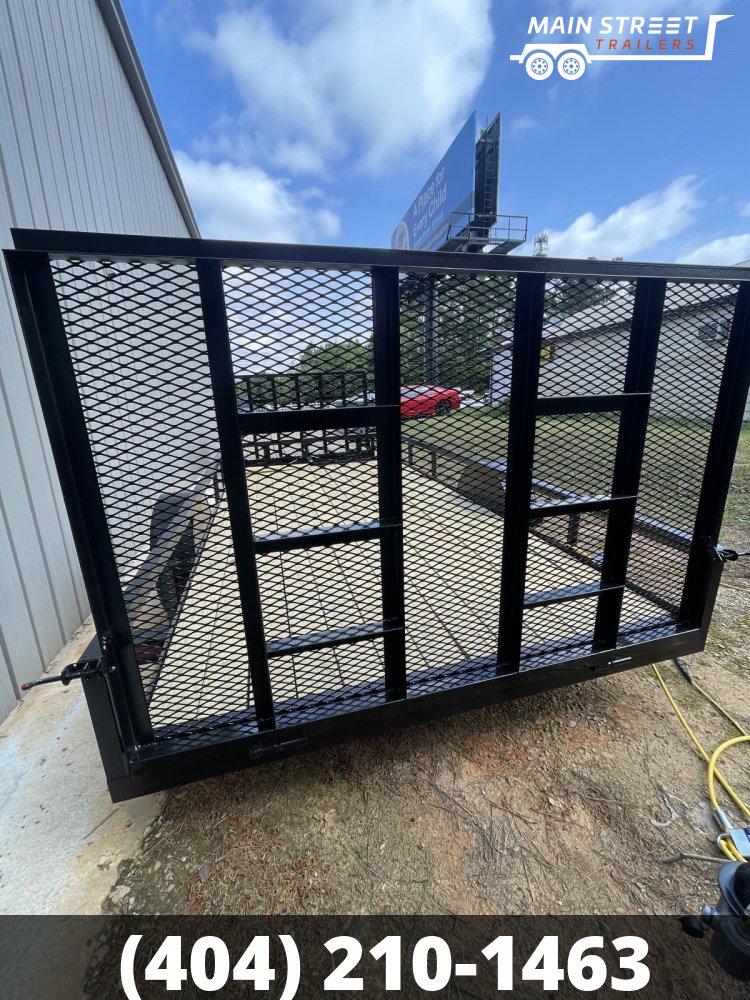 6X12 SINGLE AXLE UTILITY TRAILER 3500LB AXLE