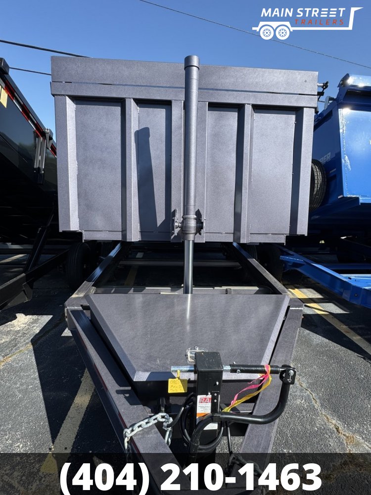 7 X16 T/A 14K GVWR DUMP TRAILER WITH 4' HEIGHT, 7GUAGE METAL