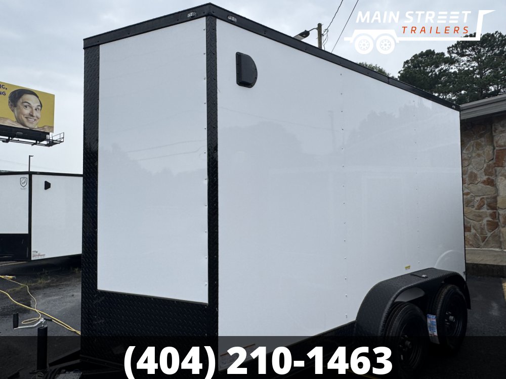 6X12T/A WHITE B/O 7' 6" INTERIOR HEIGHT 40FEET E TRACKS