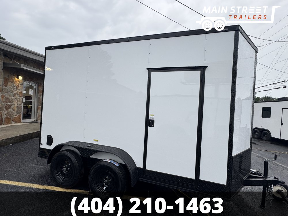 6X12T/A WHITE B/O 7' 6" INTERIOR HEIGHT 40FEET E TRACKS