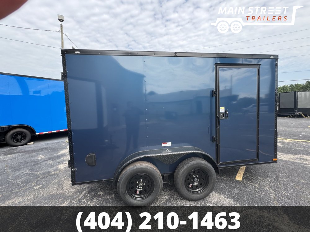 6X12 T/A INDIGO BLUE B/O, RAMP GATE AND BAR LOCK