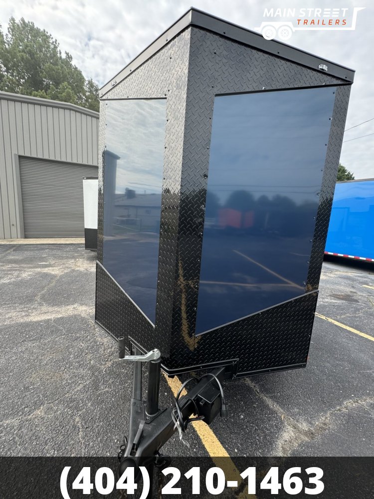 6X12 T/A INDIGO BLUE B/O, RAMP GATE AND BAR LOCK