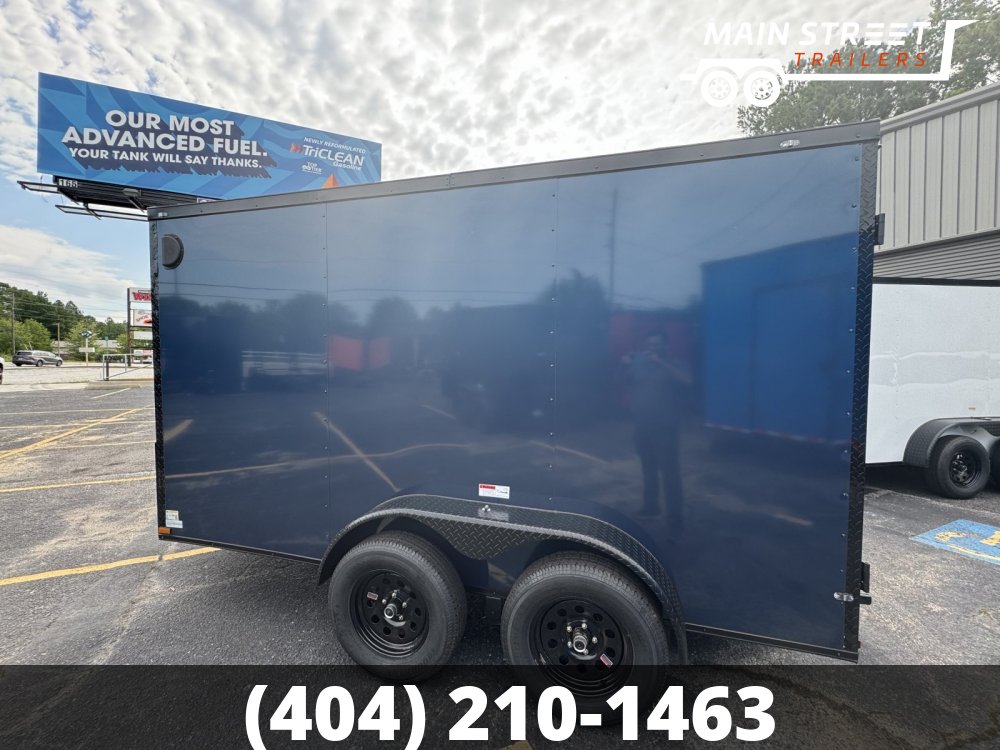 6X12 T/A INDIGO BLUE B/O, RAMP GATE AND BAR LOCK