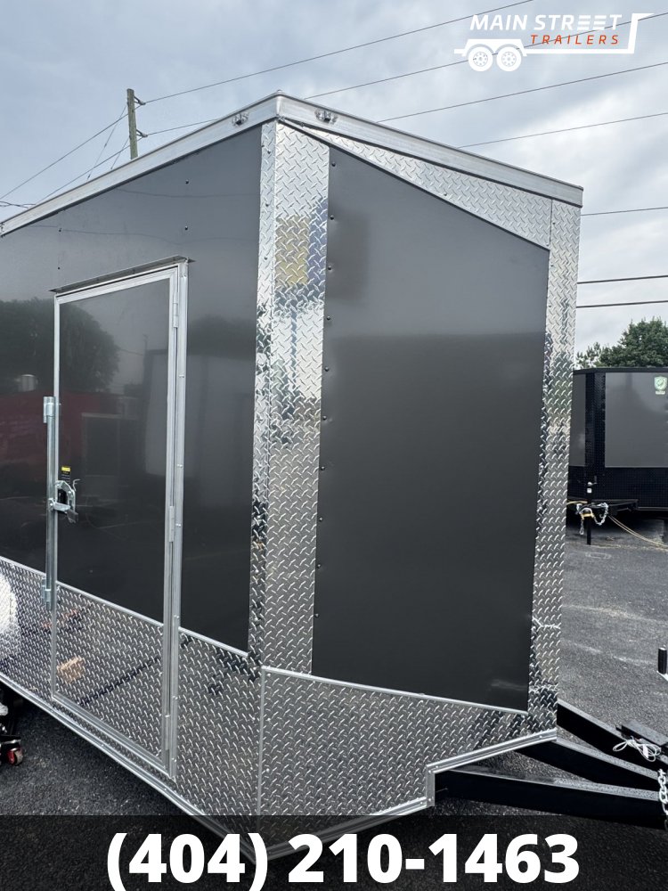 7X16 T/A CHARCOAL, 7' INTERIOR HEIGHT, POLY CORE