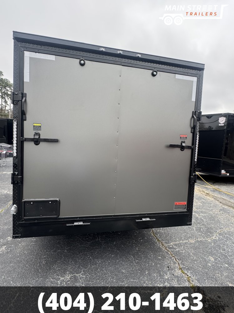 7X16 T/A CHARCOAL,14K AXLES, RAMP GATE, 2X6 FRAME