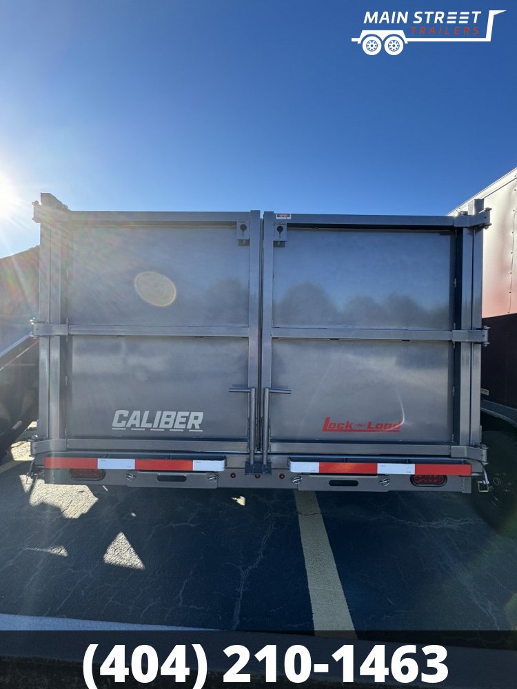 7 X14 T/A 14K GVWR DUMP TRAILER WITH 4' HEIGHT, 7GUAGE METAL AND SPARE TIRE