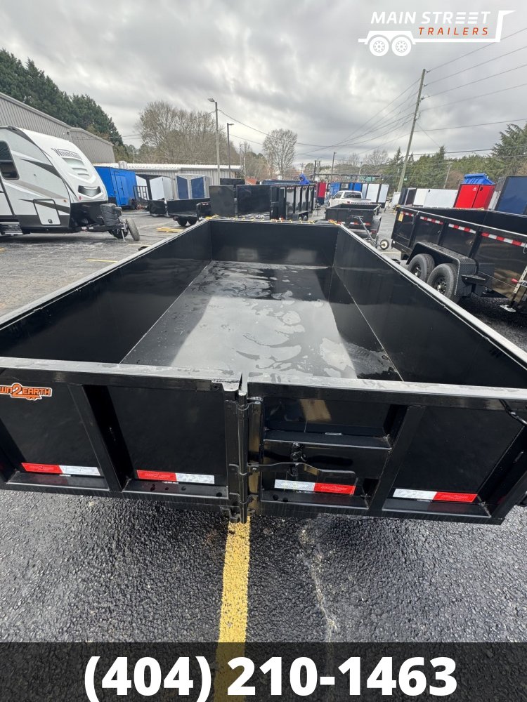 6 x 12 E-Series Dump 10k GVWR 2' Sides