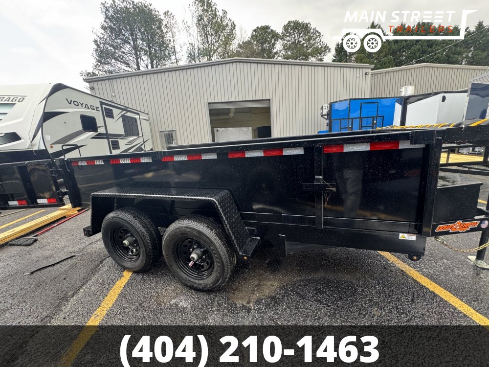 6 x 12 E-Series Dump 10k GVWR 2' Sides