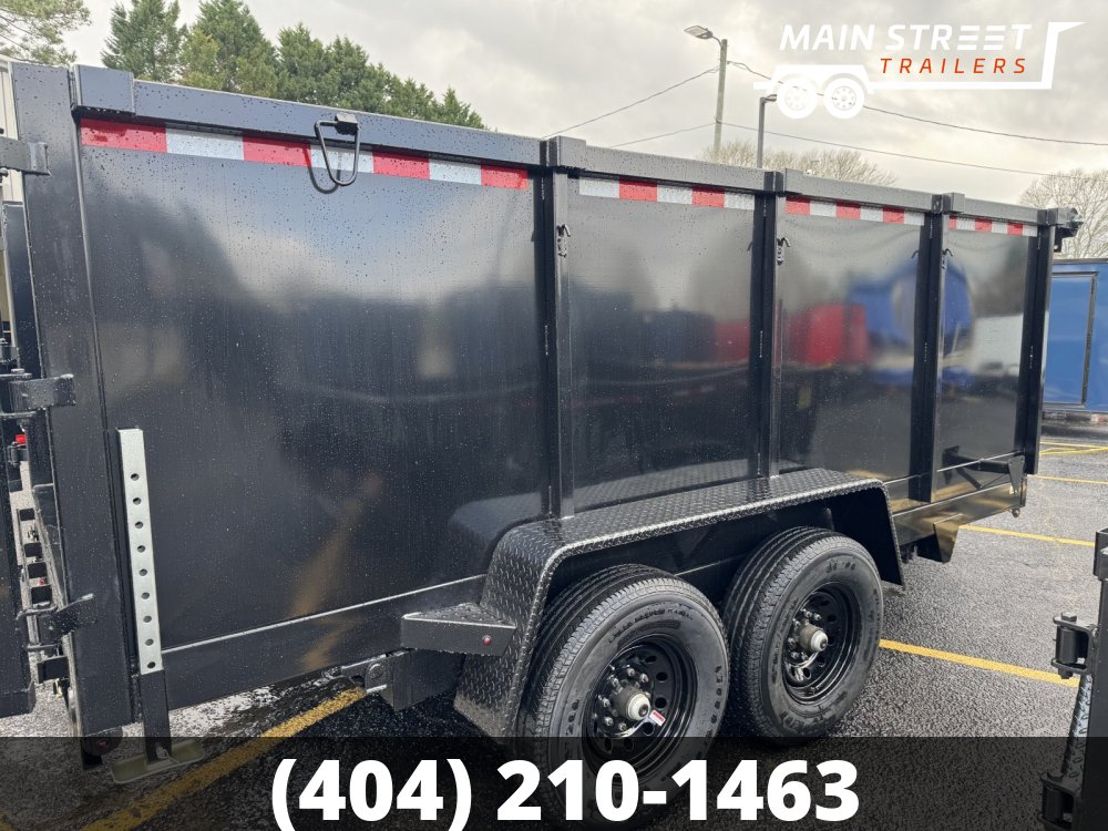 7 X 14 T/A 14K GVWR DUMP TRAILER WITH 4' HEIGHT
