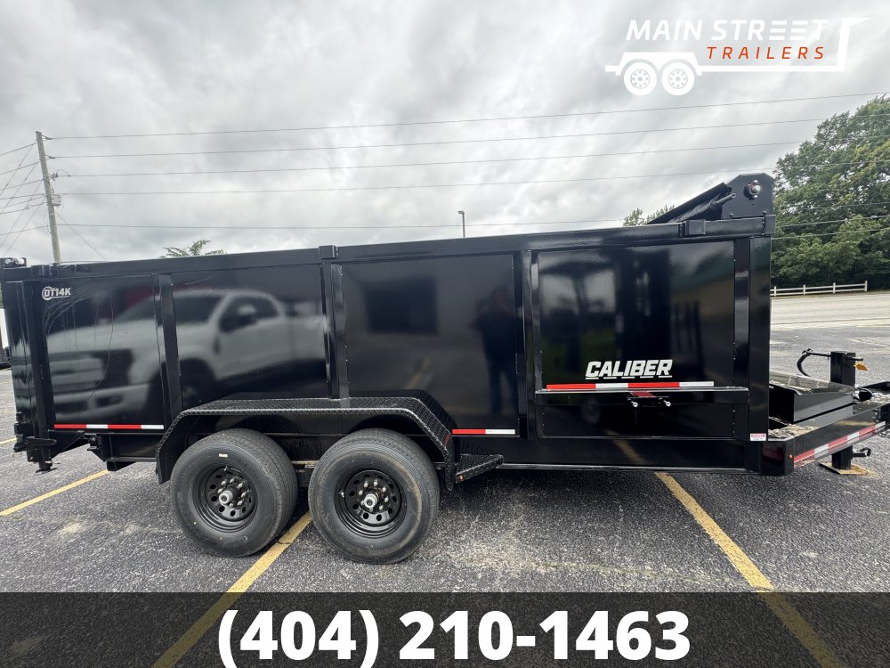 7 X16 T/A 14K GVWR DUMP TRAILER WITH 4' HEIGHT, 7GUAGE METAL