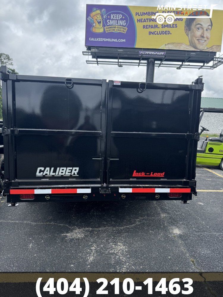7 X16 T/A 14K GVWR DUMP TRAILER WITH 4' HEIGHT, 7GUAGE METAL