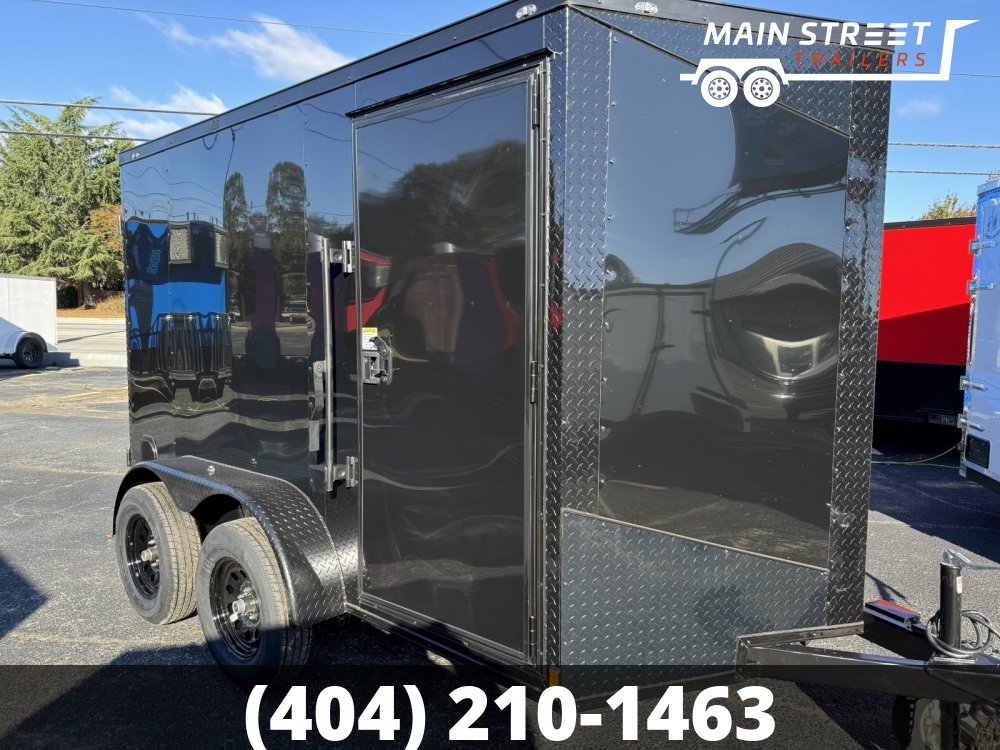 6X10T/A BLACK WITH BLACKOUT, POLY CORE AND RAMP GATE