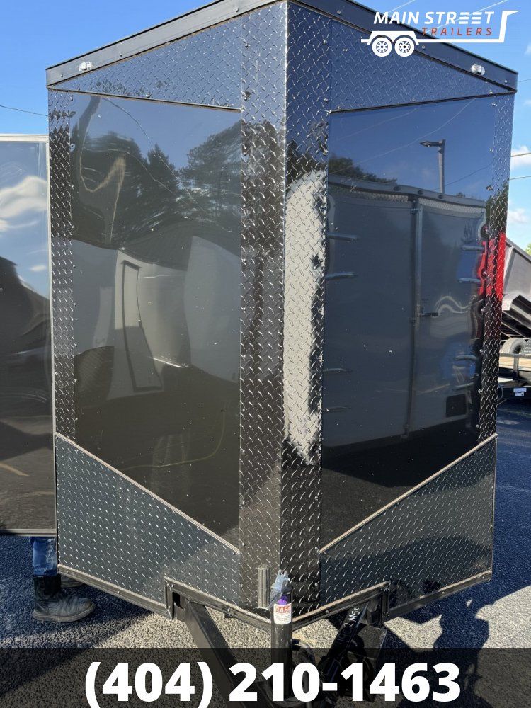 6X10T/A BLACK WITH BLACKOUT, POLY CORE AND RAMP GATE