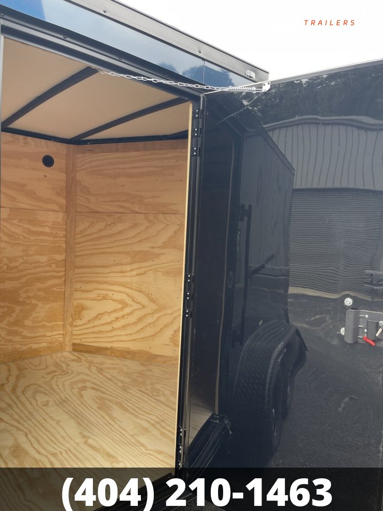 7X12 T/A INDIGO BLUE BLUE WITH BLACK OUT PACKAGE AND ONE PIECE ROOF