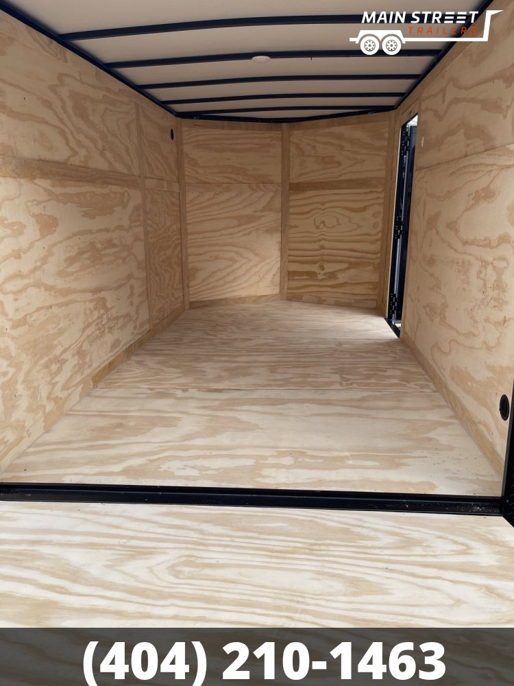 7X12 T/A INDIGO BLUE BLUE WITH BLACK OUT PACKAGE AND ONE PIECE ROOF