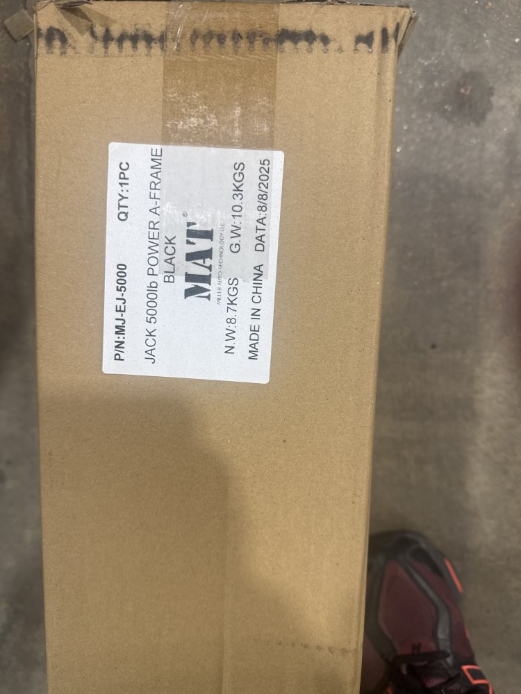 RAM 5000 LB ELECTRIC JACK