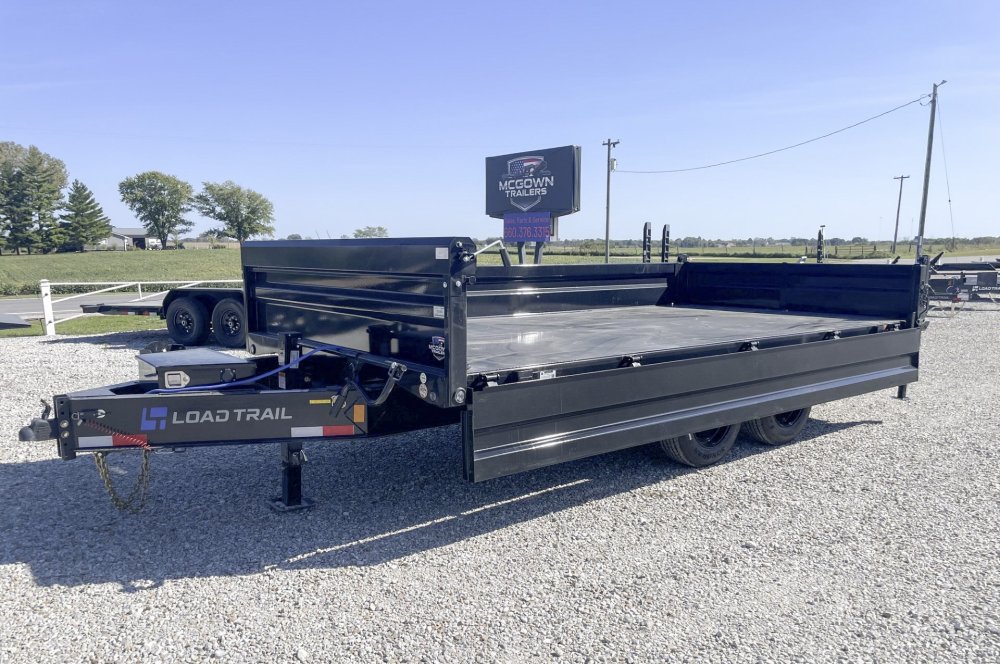 2027 Load Trail DZ16 96" x 16ft Dump Trailer w/ 8K Axles, Fold Down Sides