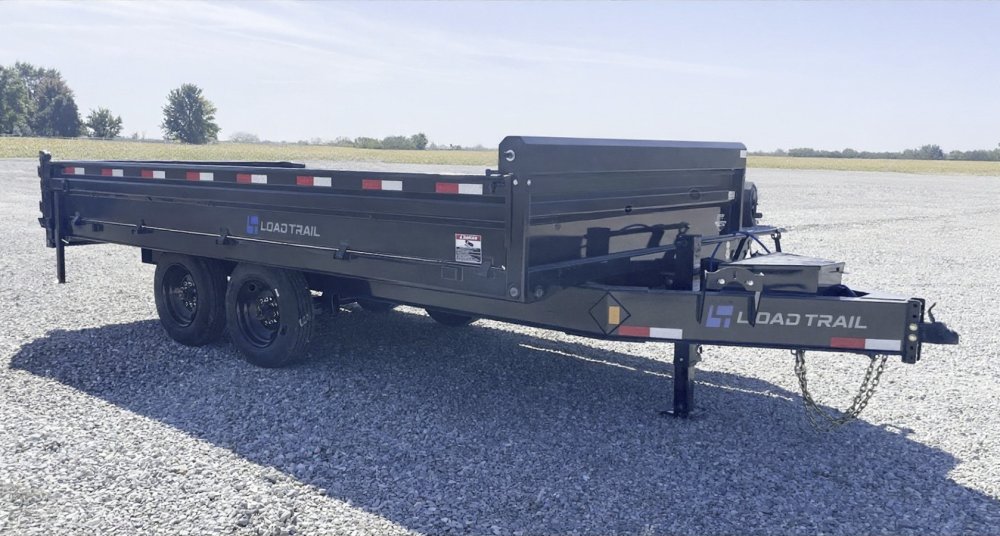 2027 Load Trail DZ16 96" x 16ft Dump Trailer w/ 8K Axles, Fold Down Sides