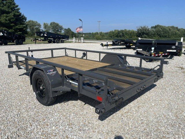 2027 Load Trail 77" x 12ft Utility Trailer w/ 4ft Rampgate -Gunmetal Gray