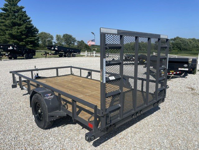 2027 Load Trail 77" x 12ft Utility Trailer w/ 4ft Rampgate -Gunmetal Gray-