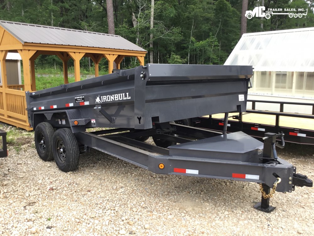 2026 Iron Bull 83"x14' DWB Dump 2-7000lbs with tarp