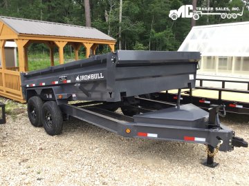 2026 Iron Bull 83"x14' DWB Dump 2-7000lbs with tarp