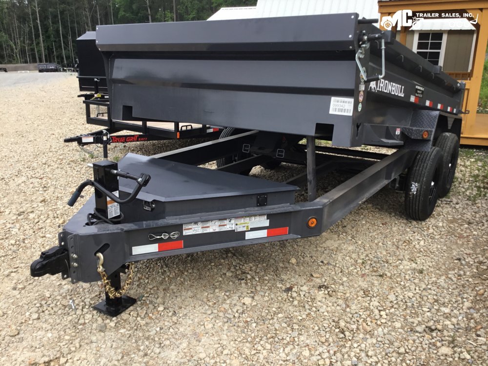 2026 Iron Bull 83"x14' DWB Dump 2-7000lbs with tarp