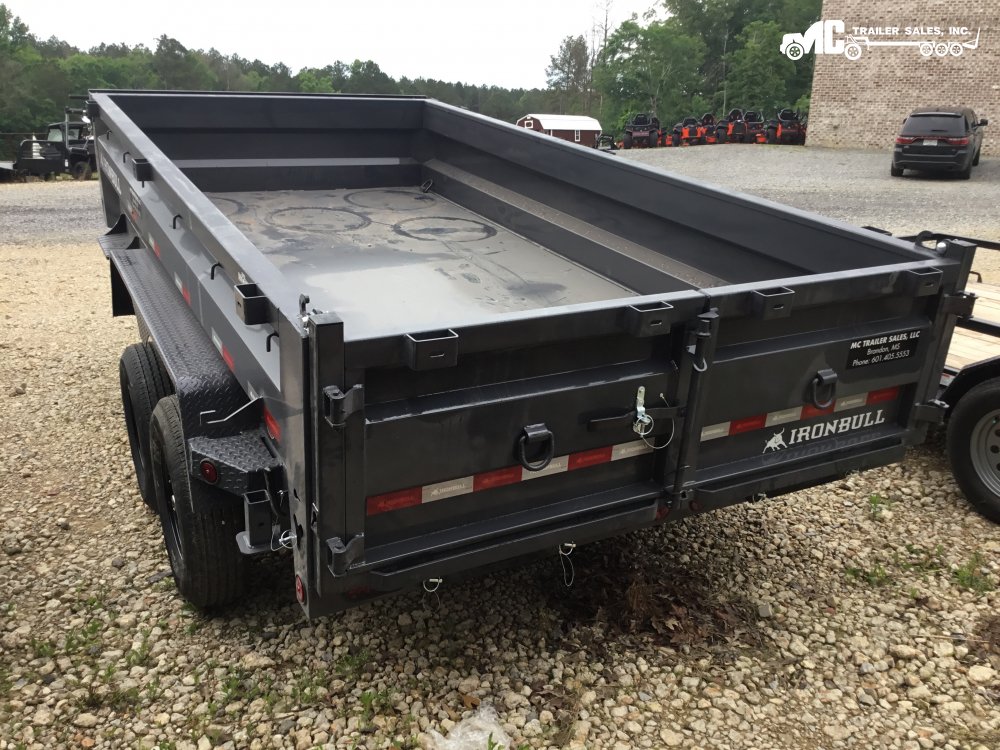 2026 Iron Bull 83"x14' DWB Dump 2-7000lbs with tarp