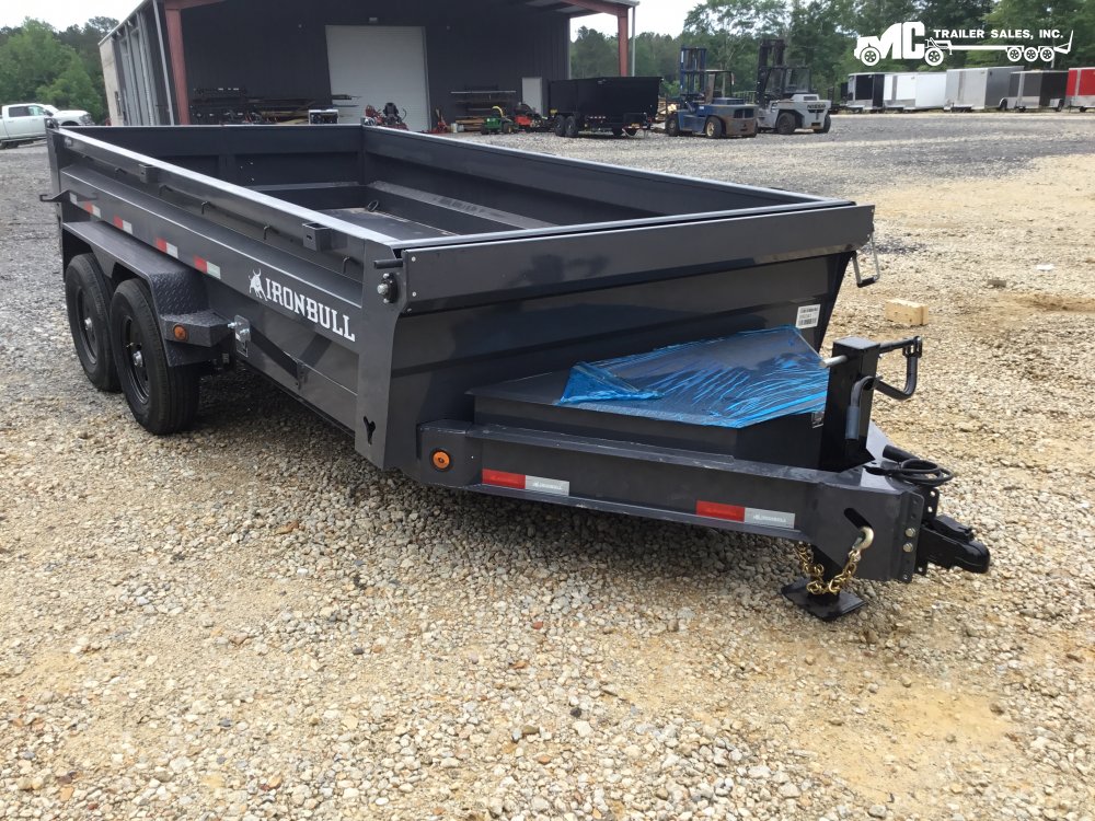 2026 Iron Bull 83"x14' DWB Dump 2-7000lbs with tarp