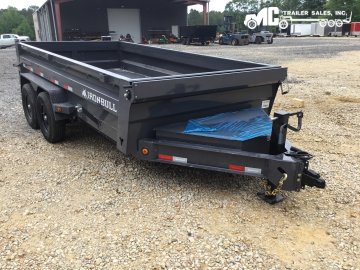 2026 Iron Bull 83"x14' DWB Dump 2-7000lbs with tarp