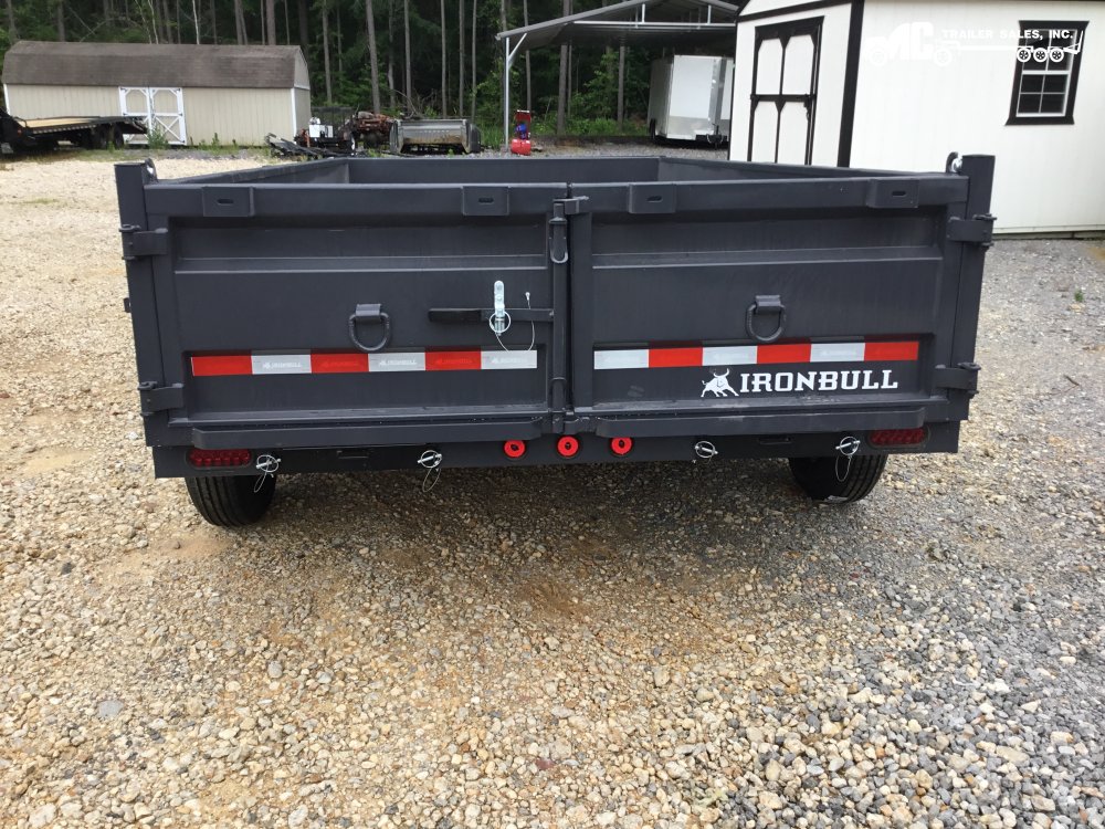 2026 Iron Bull 83"x14' DWB Dump 2-7000lbs with tarp
