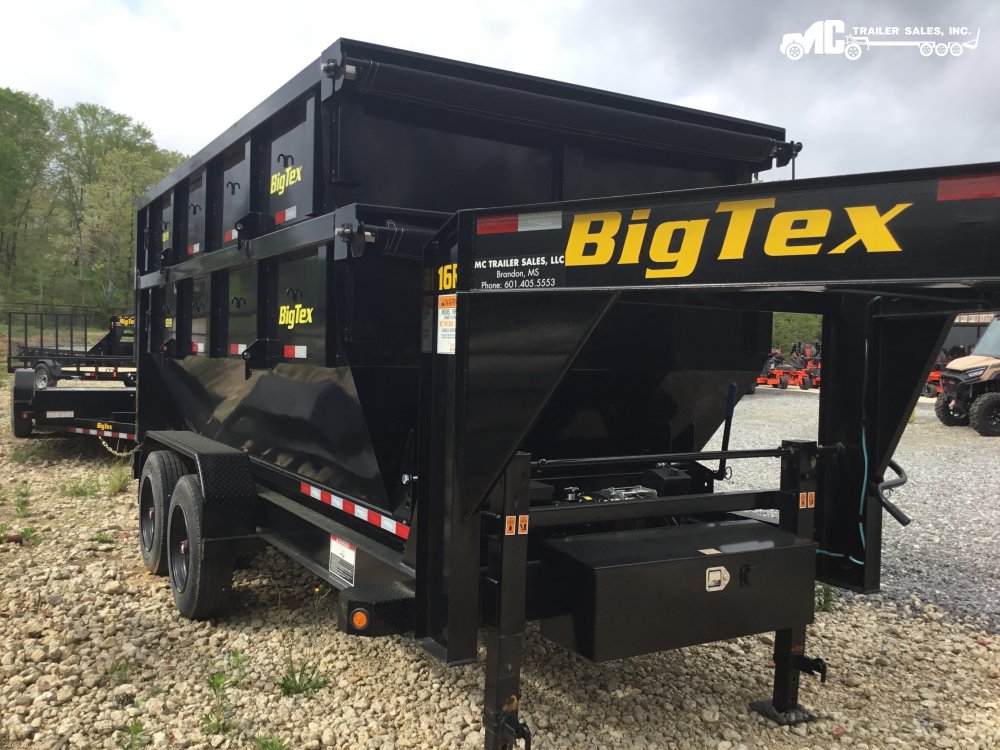 2023 BigTex Roll-Off Dump, GN, 83x14 2-8000lbs, Gooseneck,(2) Electric Brakes