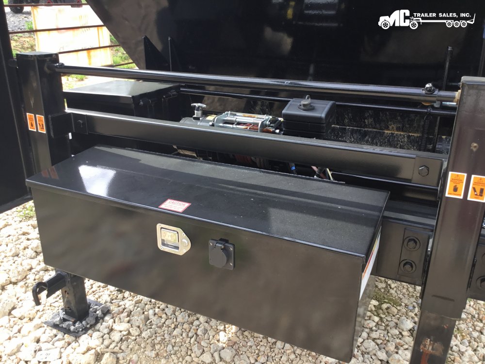 2023 BigTex Roll-Off Dump, GN, 83x14 2-8000lbs, Gooseneck,(2) Electric Brakes