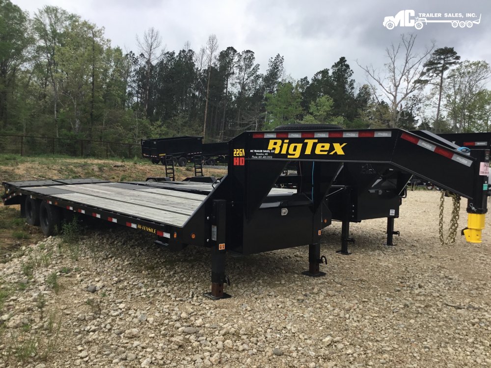 2024 BigTex 102x25+5 GN Equipment, (2) 10k Axles, (2) Electric Brakes, Mega Ramps