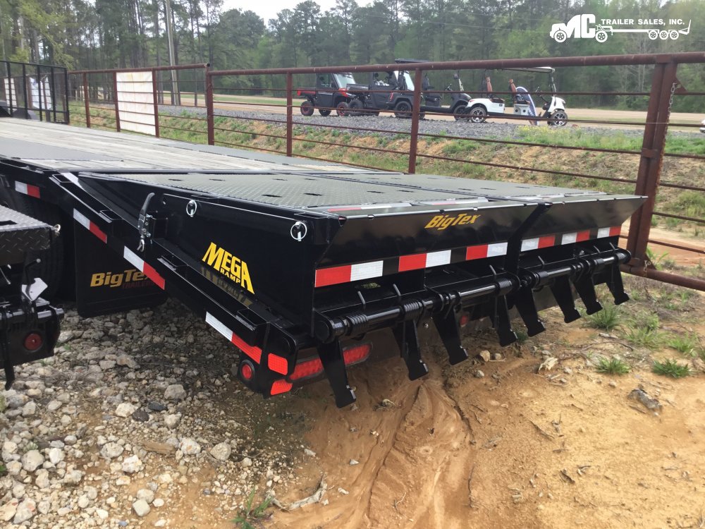 2024 BigTex 102x25+5 GN Equipment, (2) 10k Axles, (2) Electric Brakes, Mega Ramps