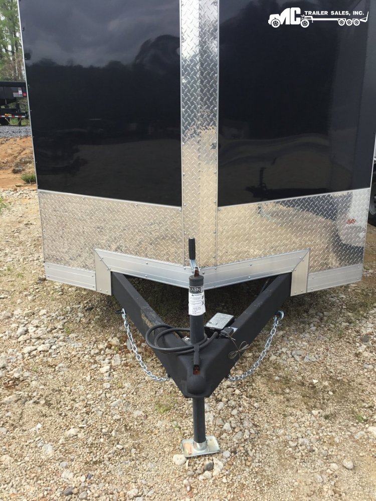 2024 Covered Wagon Enclosed 7x18 Gold Mine Series, (2) 3500lb Axles, 7' Interior Height, (Black)