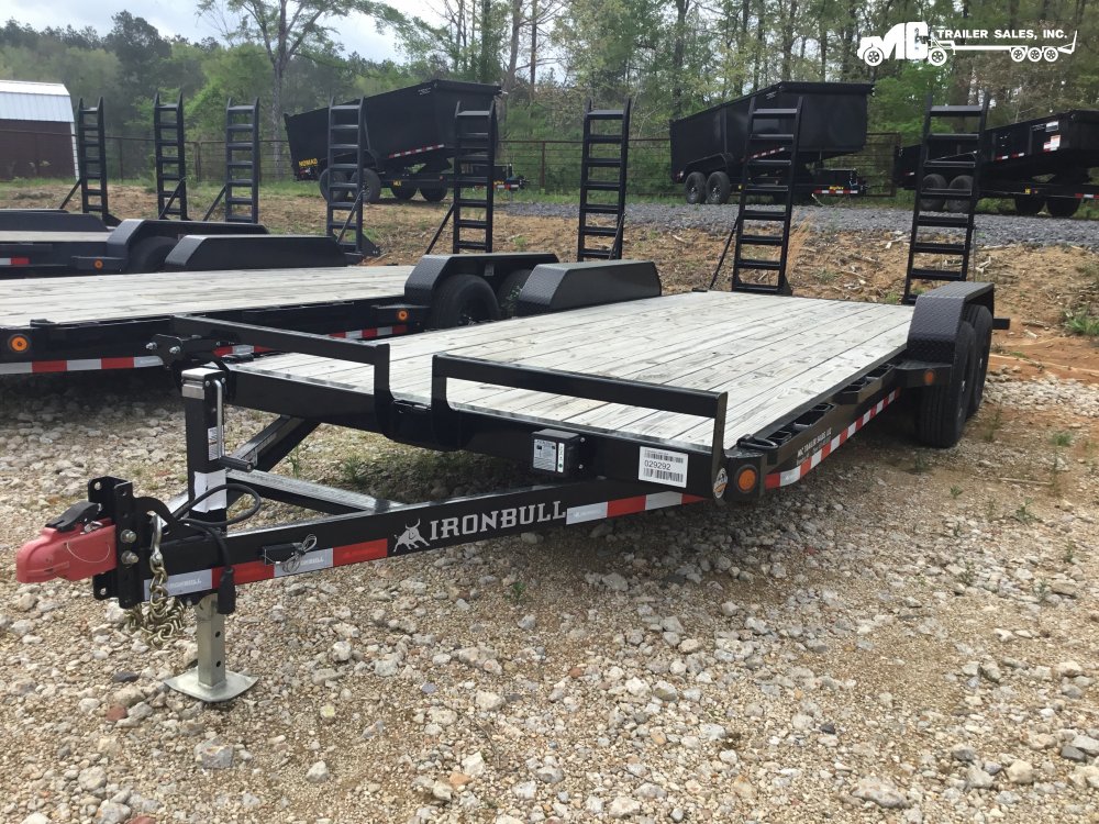 2024 Ironbull Equip ETB 83"x20' 2-5.2K Axles (Black)