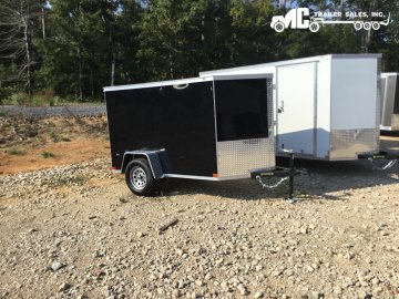 2026 Covered Wagon Enclosed 5 x 8 S/A Black