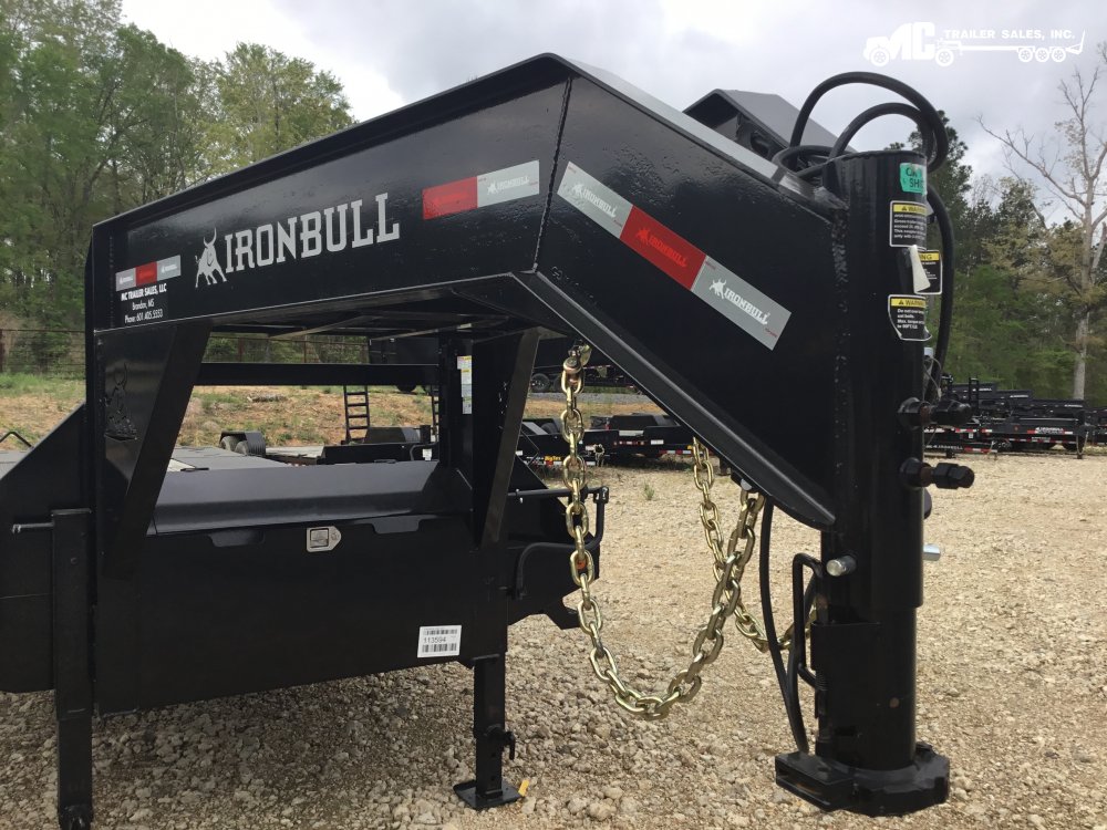2024 Ironbull Gooseneck Low Pro FlatDeck 102x25 (2) 10k axles